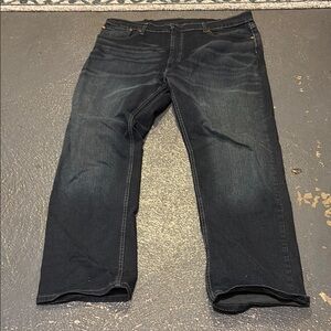 Levi's Blue Relaxed Fit Jeans with Distressed Details